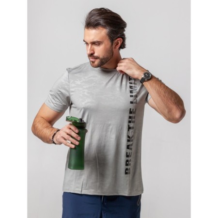 Sports T -shirt Male ISee, size 46, color gray-11