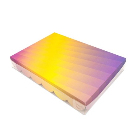 Box for cookies, "gradient 01", 22 x 15 x 3 cm-1