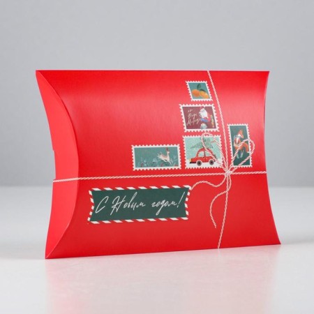 Figure team “Parcel”, 19 x 14 x 4 cm, New Year-1