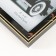 Photo frame plastic 15x20 cm "Black marble with a gold frame" 17x22 cm