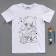 Set for creativity T-shirt-coloring "Football", size 134-140 cm