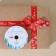 Decorative satin ribbon “Happy New Year and Merry Christmas!”, 2 cm × 5 m