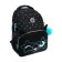 School backpack, 40 x 27 x 20 cm, Grizzly, ergonomic back, laptop department, black