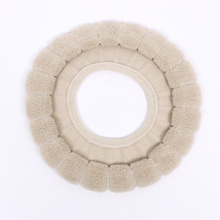 Soft cover on the lid and seat of the toilet (beige)-5