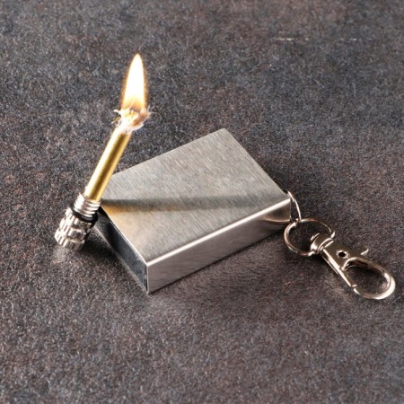Eternal match "keychain" Tourist 5 cm, with carbine-4
