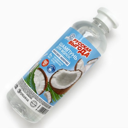 Hair shampoo Russian benefits, 500 ml, coconut milk aroma-1
