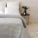 Roman plaid 140x200cm, gray, 80% HL, 20% PE, 320 g/m