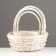 A set of baskets of 3 pcs, D40x15x42 cm; D35x13/37 cm; D30x11/32 cm, willow
