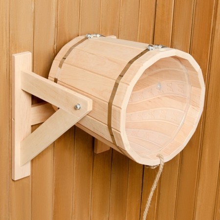 Dousy of alder, 15 liters, with a plastic insert, with an overflow-4