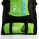 A thyroid backpack with an increase in 55l, 5 external pockets, green color