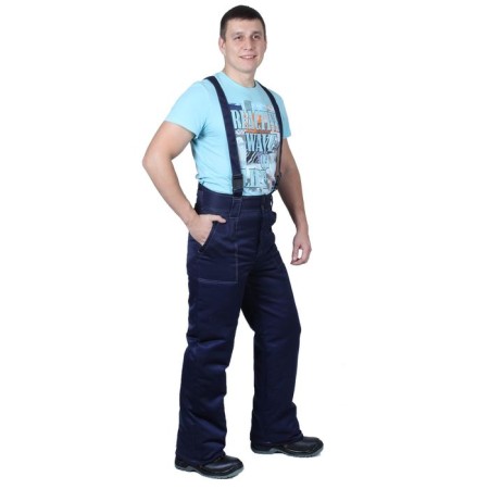 The suit insulated No. 915, p. 48-50, height 182-188 cm, dark blue color/cornflower-3