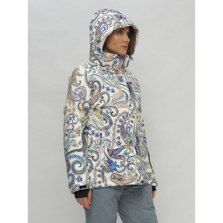 Ski costume is female, size 42, colorful color-27