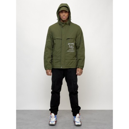 Sports male jacket, size 56, khaki color-11