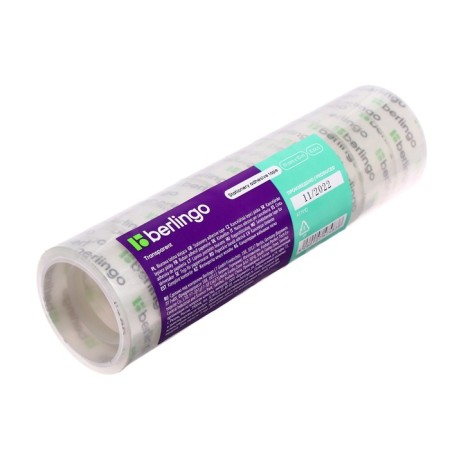 Adhesive tape stationery Berlingo 19mm x 10m, transparent-1