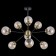 Cutilux Cutilux chandelier CL105295 78x78x64 cm, 9x40W, E14, brown color