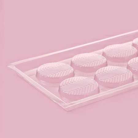 Form for chocolate and sweets "Zigzag", 8 cells, 22 × 11 cm, color transparent color-4