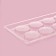 Form for chocolate and sweets "Zigzag", 8 cells, 22 × 11 cm, color transparent color