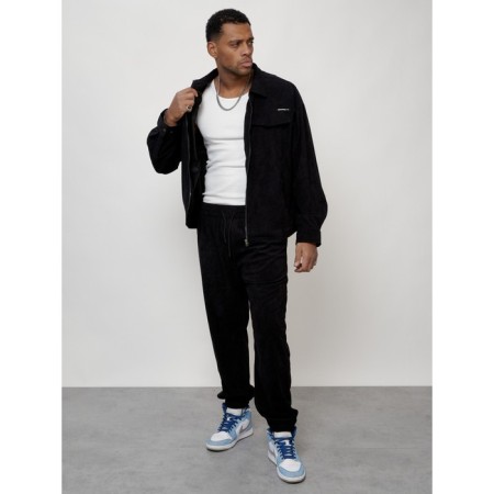 Sports suit men's, size 54, black color-12