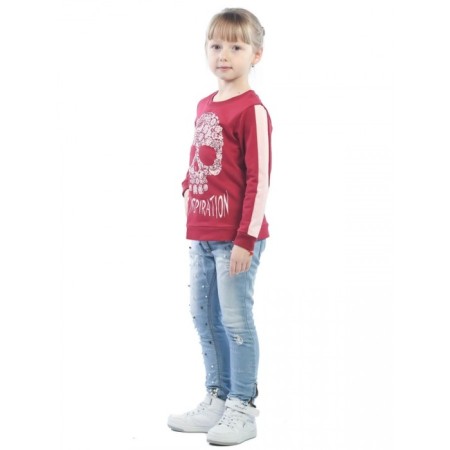 Svitshot children, height 98 cm, burgundy color-2