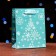 Laminated "Snow Christmas tree" 11.5 x 14.5 x 6 cm