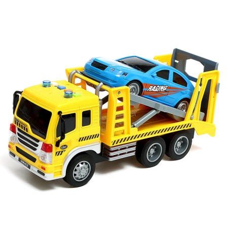Inertial “tow truck”, 1:16, with a machine, light, sound-5