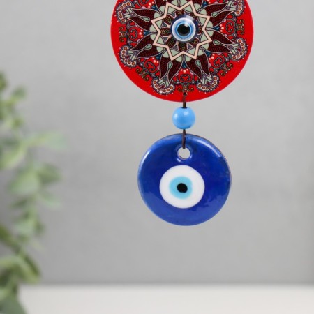 Suspension from the evil eye "From the evil eye. With bright beads" MIX 19.5x6x0.5 cm-2