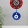 Suspension from the evil eye "From the evil eye. With bright beads" MIX 19.5x6x0.5 cm