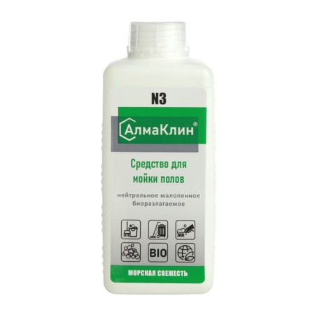 Almaclin N3, 1l. Neutral universal detergent for floors (sea freshness) (solo