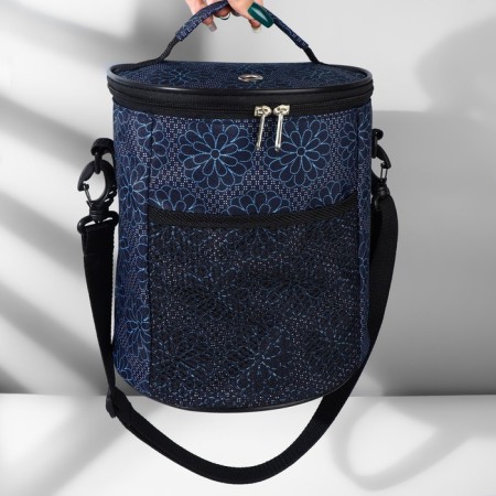 The sheath-sheath "Blue flowers", 2 eyelets, d = 21 × 23 cm, color colorful color-6