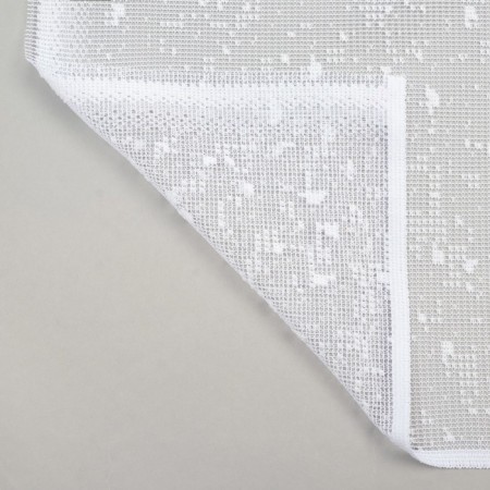 Tulle in a kitchen without curtain tape 165x170 cm, white color, 100% polyester-4