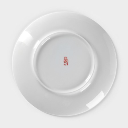 Porcelain plate "Leo", d = 20 cm, white-3
