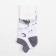 Women's socks minku "abstraction", gray color, size 36-41 (23-27 cm)