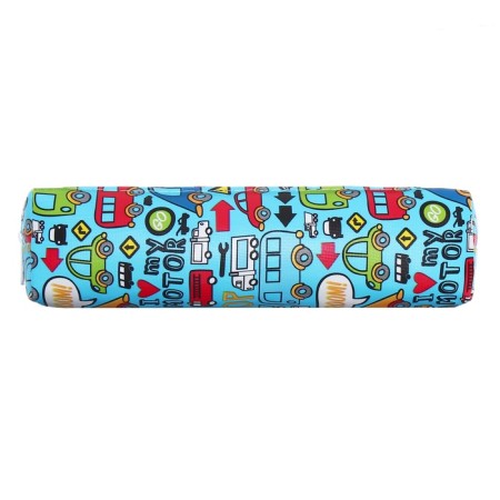School Penal on the zipper Calligrata "Machines", blue-1