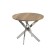 Table D-900 oak Galifax white/Cross support, Gaspar-k, chrome