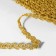Decorative braid, 10 mm, 10 ± 1 m, gold color