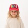 Cap for the girl Minaku "Love" color red, rr 52