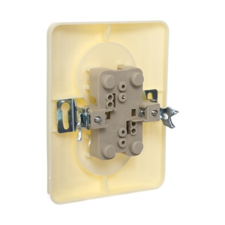 Double Luazon Lighting "Orion", 10 A, hidden, without salary, beige-2