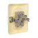 Double Luazon Lighting "Orion", 10 A, hidden, without salary, beige