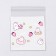 BOPP package with sticky tape, "Korean style", 10*10+3cm mix