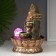 The desktop fountain from the network, the highlighting "Hote in the arch with a waterfall" 28.5x20x20 cm
