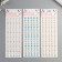 Stick plastic rhinestones "Flower and half -peaks" mix 31x10.7 cm