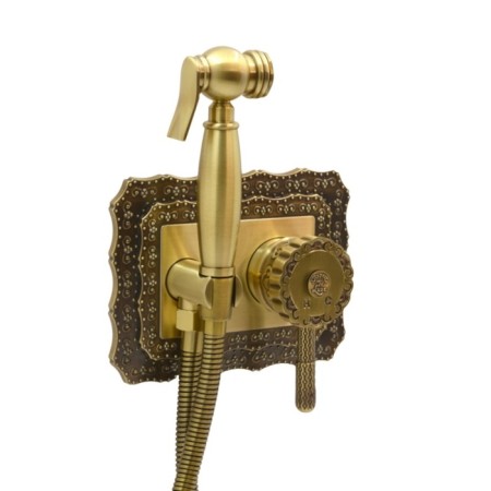 Bronze de Luxe Windsor 10136 bideter, built -in, with hygienic shower, brass 10038-1
