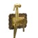 Bronze de Luxe Windsor 10136 bideter, built -in, with hygienic shower, brass 10038