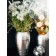 Decorative vase "Modern", 15 × 15 × 25 cm, metallic color