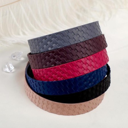 Hair cap "Matte glare" weaving, 2.5 cm, mix-1