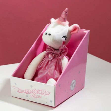 Soft toy "Magic near", Unicorn, 38 cm-3