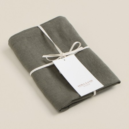 Decorative pillowcase SL Home Linen 40*40 cm, col. Green, 100%linen-13