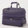 Road bag on wheels, a lightning department, with an increase, an outer pocket, a long belt, the color is gray