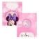 Notebook in a ruler of 12 sheets, 5 types of mix, cover coated cardboard, Minnie Mouse and unicorn