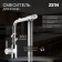 Kitchen mixer Zein Z1302, one -rod, with output for drinking water, brass, chrome